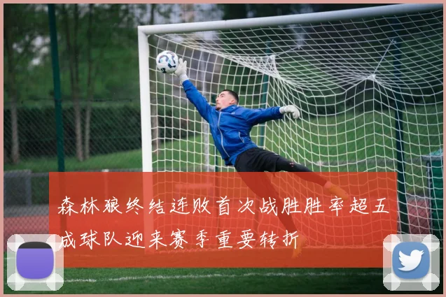 森林狼终结连败首次战胜胜率超五成球队迎来赛季重要转折