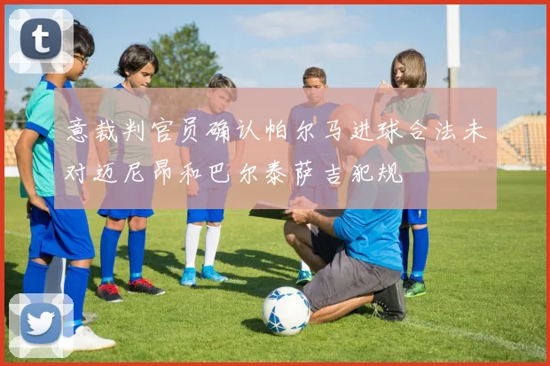 意裁判官员确认帕尔马进球合法未对迈尼昂和巴尔泰萨吉犯规